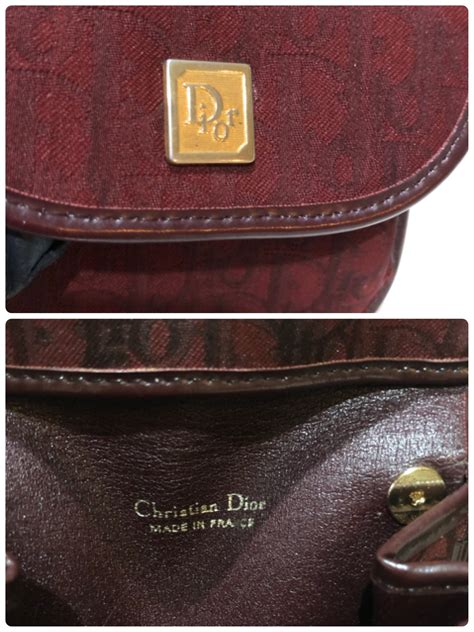 vintage christian Dior coin purse